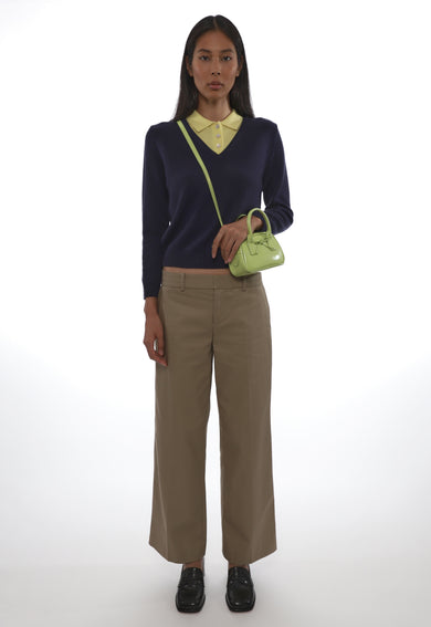 Sandy Liang GRANDPA PANT IN KHAKI