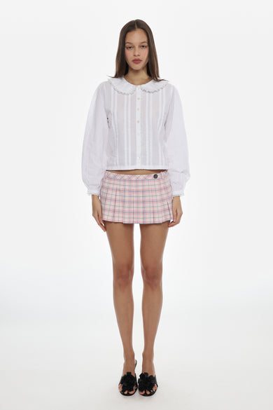 Sandy Liang GROVE TOP IN WHITE