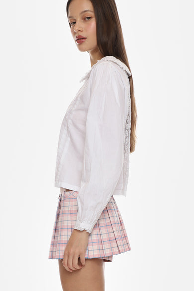 Sandy Liang GROVE TOP IN WHITE
