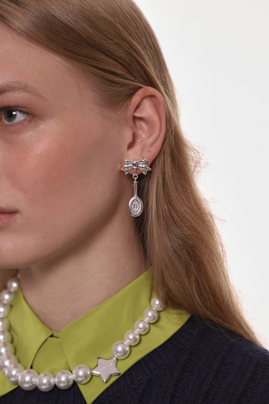 Sandy Liang HAIRBRUSH EARRINGS