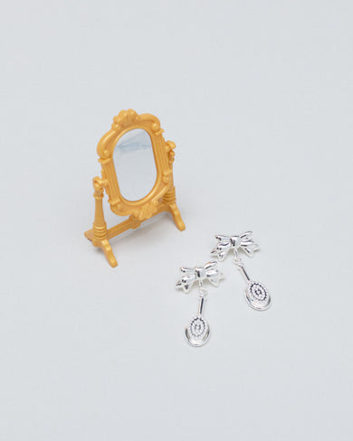 Sandy Liang HAIRBRUSH EARRINGS