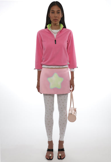 Sandy Liang JUICE SKIRT IN PINK STAR