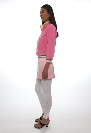 Sandy Liang JUICE SKIRT IN PINK STAR