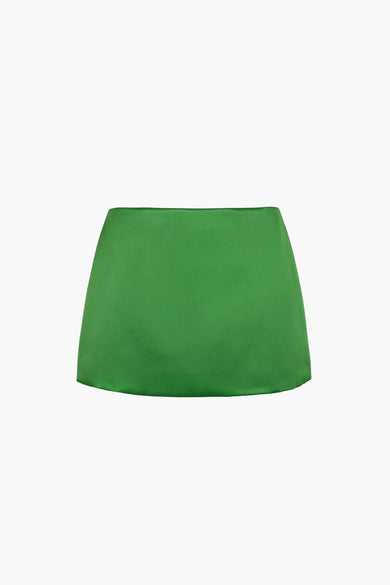 sandy liang JUICY SKIRT IN GREEN