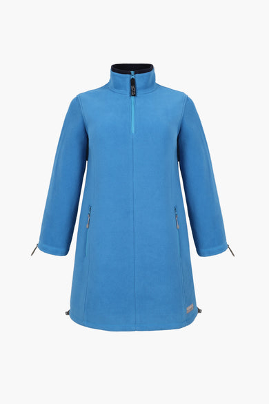 sandy liang LAMB FLEECE DRESS IN BLUE
