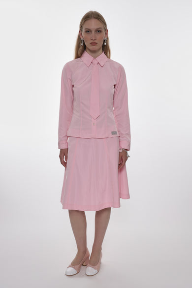 Sandy Liang LEVI SHIRT IN PINK