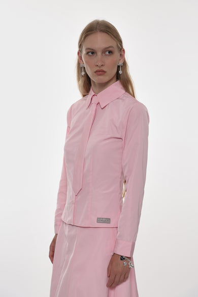 Sandy Liang LEVI SHIRT IN PINK