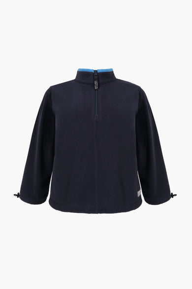 sandy liang LILBEAN PULLOVER FLEECE IN DARK NAVY