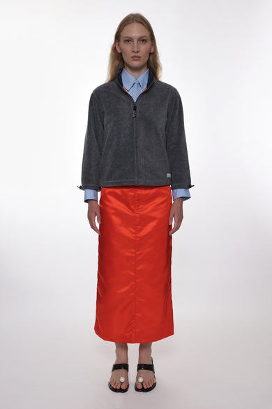 Sandy Liang LILBEAN PULLOVER FLEECE IN GREY