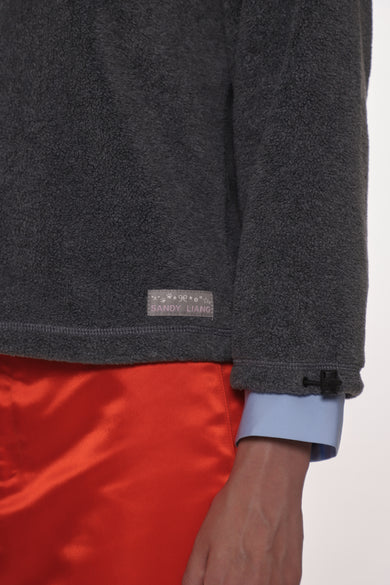 Sandy Liang LILBEAN PULLOVER FLEECE IN GREY