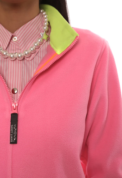 Sandy Liang LILBEAN PULLOVER FLEECE IN PINK
