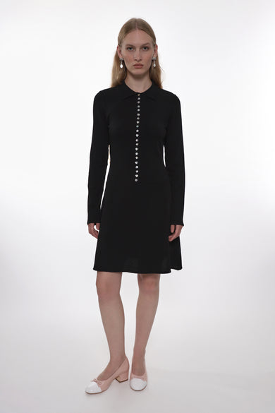 Sandy Liang LORI DRESS IN BLACK