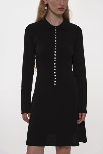 Sandy Liang LORI DRESS IN BLACK