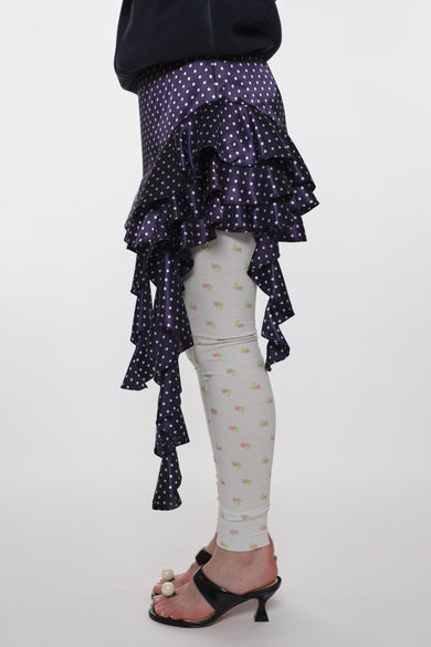 Sandy Liang LUCY SKIRT IN NAVY