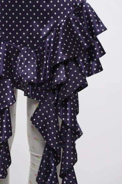 Sandy Liang LUCY SKIRT IN NAVY