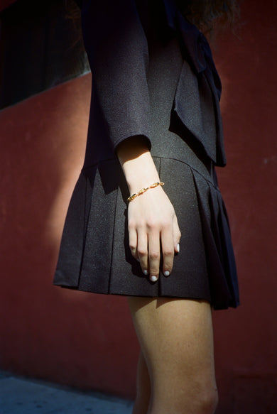 Sandy Liang MARY JANE BRACELET IN GOLD VERMEIL