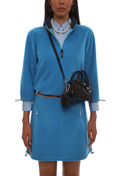 Sandy Liang MINI SECURE BAG KEYCHAIN IN BLACK