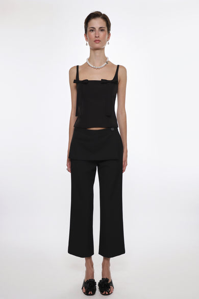 Sandy Liang MOTT PANT IN BLACK