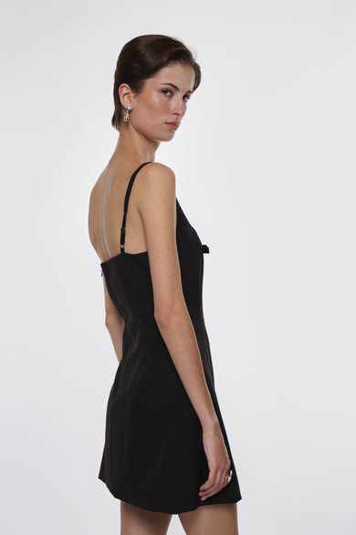 Sandy Liang NAOMI DRESS IN BLACK