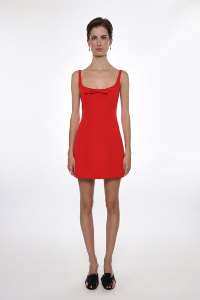Sandy Liang NAOMI DRESS IN RED