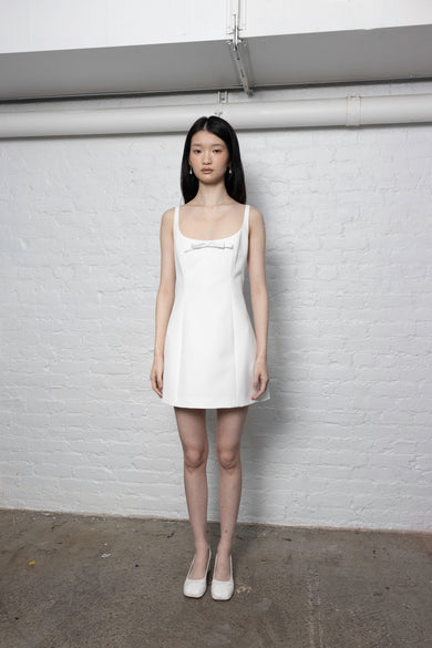 Sandy Liang NAOMI DRESS IN WHITE