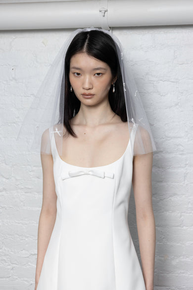 Sandy Liang NAOMI DRESS IN WHITE