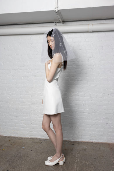 Sandy Liang NAOMI DRESS IN WHITE