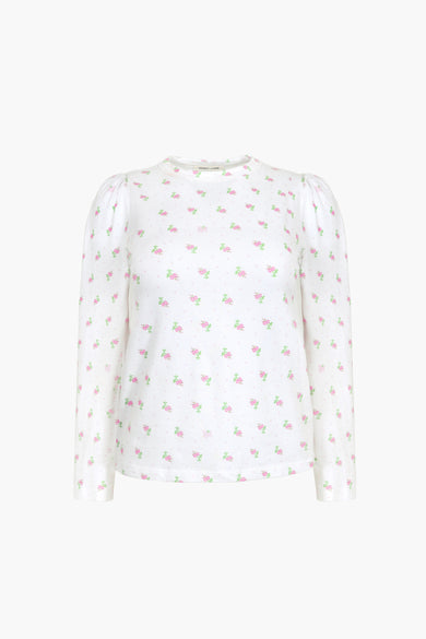 sandy liang NAP TOP IN EVIL FLORAL