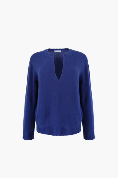 sandy liang NESH CASHMERE SWEATER IN BLUE
