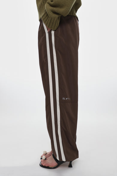 Sandy Liang PAPRIKA PANT IN DARK BROWN