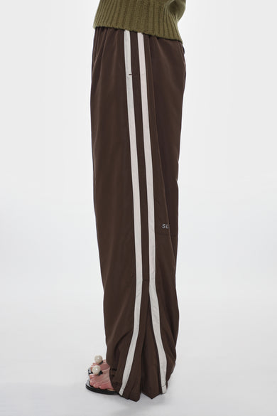 Sandy Liang PAPRIKA PANT IN DARK BROWN