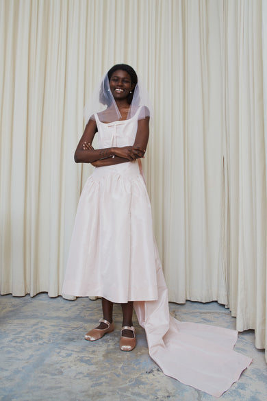 Sandy Liang PEACH DRESS