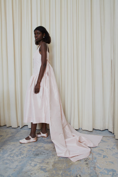 sandy liang PEACH DRESS