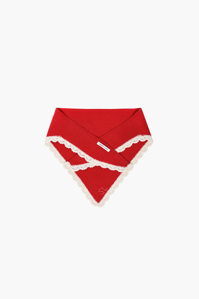 sandy liang PECK BONNET IN RED