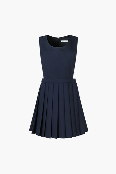 sandy liang PILOT PINAFORE IN DARK NAVY