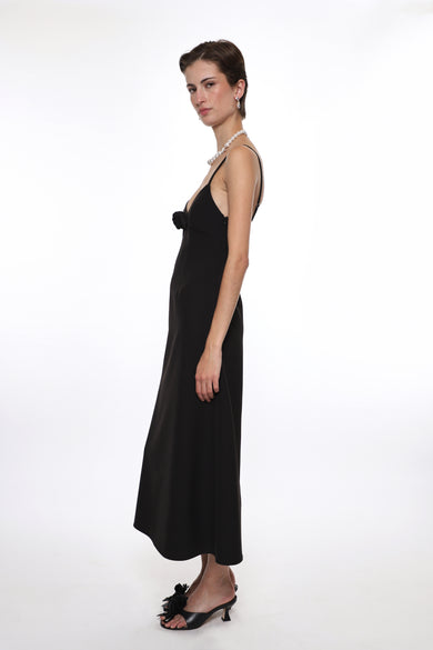Sandy Liang PILTON DRESS IN BLACK
