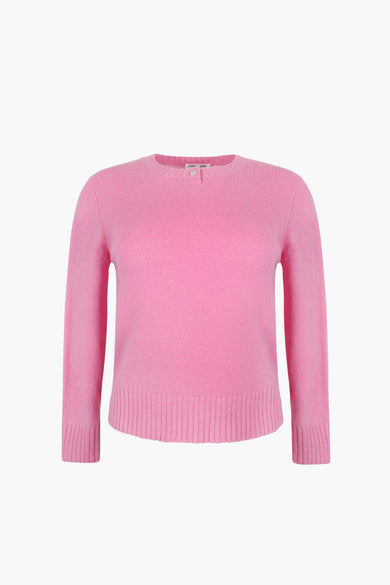sandy liang PINO CASHMERE SWEATER IN PINK