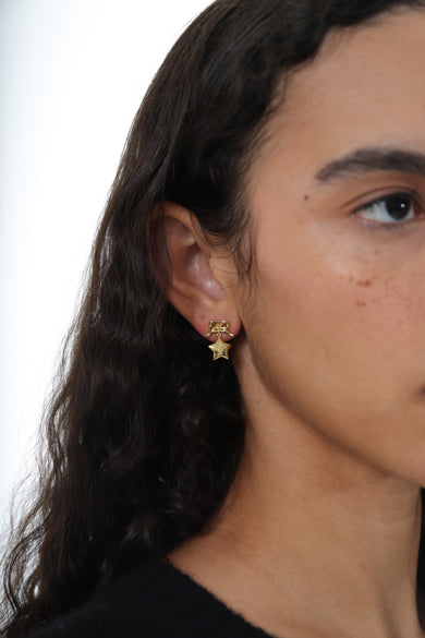 Sandy Liang PIPPY STUDS IN GOLD VERMEIL