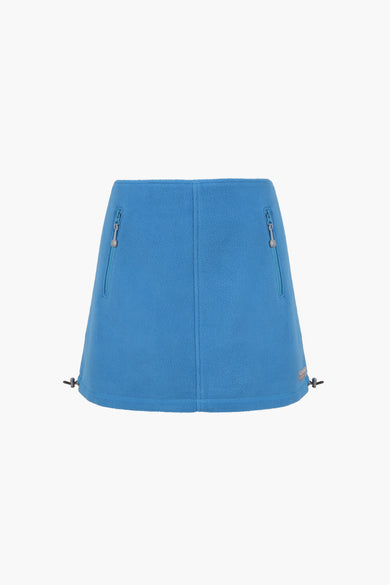 sandy liang POLAR FLEECE SKIRT IN BLUE
