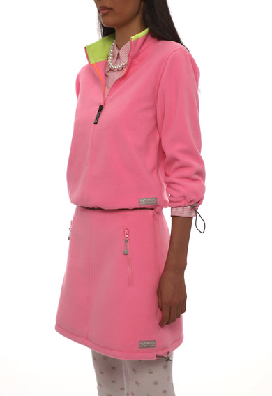 Sandy Liang POLAR FLEECE SKIRT IN PINK
