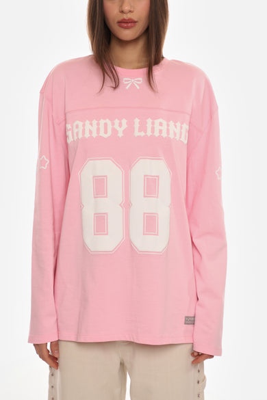 Sandy Liang PRINCETON TOP IN PINK