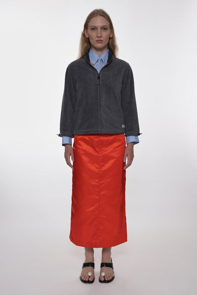 Sandy Liang RAVENNA SKIRT IN ORANGE