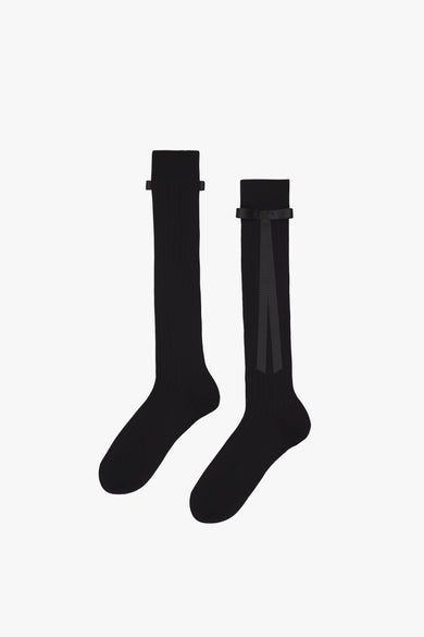 sandy liang RECITAL SOCKS IN BLACK