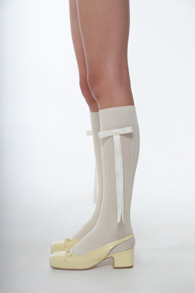 Sandy Liang RECITAL SOCKS IN ECRU