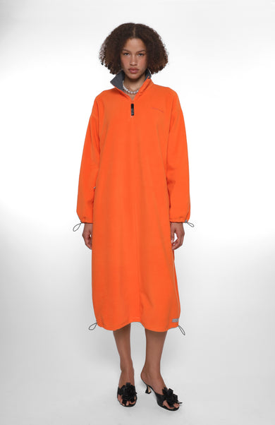 Sandy Liang SLOAN DRESS IN ORANGE