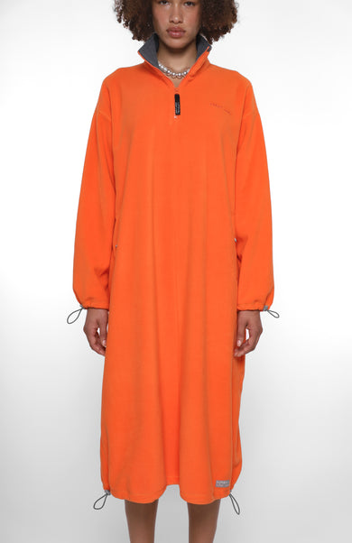 Sandy Liang SLOAN DRESS IN ORANGE