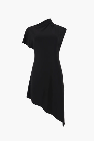 sandy liang SONAR DRESS IN BLACK