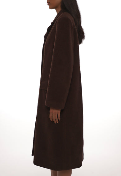 Sandy Liang SOYA COAT IN BROWN