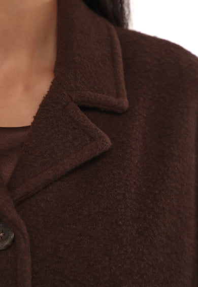 Sandy Liang SOYA COAT IN BROWN