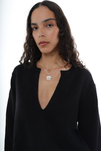 Sandy Liang SPARKLES 2.0 NECKLACE IN SILVER